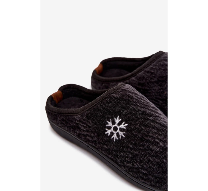 Pánské černé pantofle Darline Pánské černé pantofle Darline