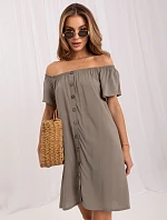 Šaty D73761M30196A khaki