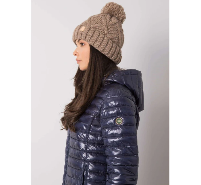 Dámská čepice.18 tmavě lila