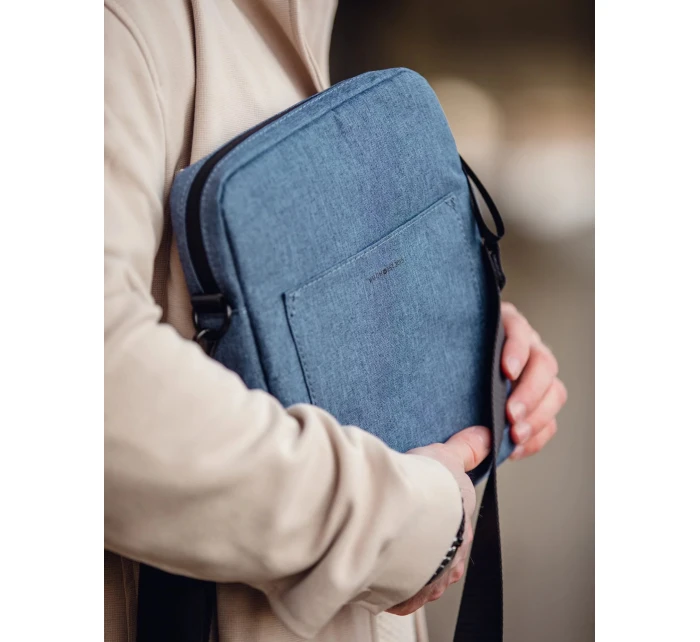 Pánská crossbody taška Vuch Tate Blue Pánská crossbody taška Vuch Tate Blue