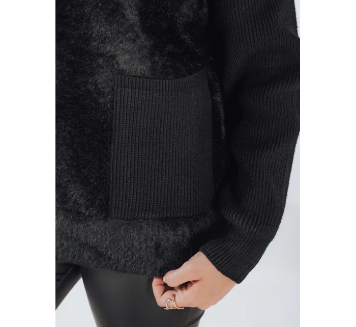 Dámská alpaková bunda KATHERINE black FashionStreet NY0481z Dámská alpaková bunda KATHERINE black FashionStreet NY0481z