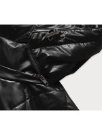 Černá dámská lesklá bunda model 16149203 - 6&8 Fashion