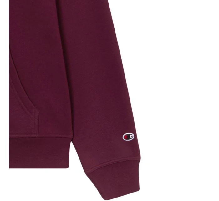 Pánská mikina s kapucí bordó pánské model 21811897 - CHAMPION Pánská mikina s kapucí bordó pánské model 21811897 - CHAMPION