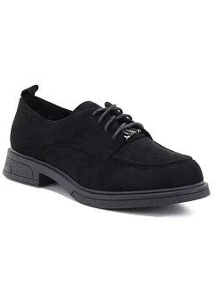 Dámské černé semišové polobotky Vinceza 62332