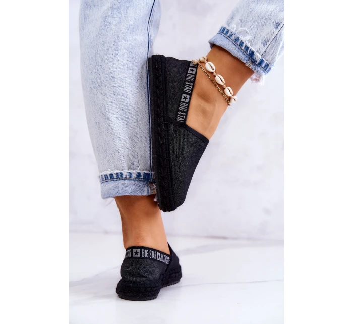Nazouvací espadrilky Big Star model 21577596 Černá - Big Star Shoes