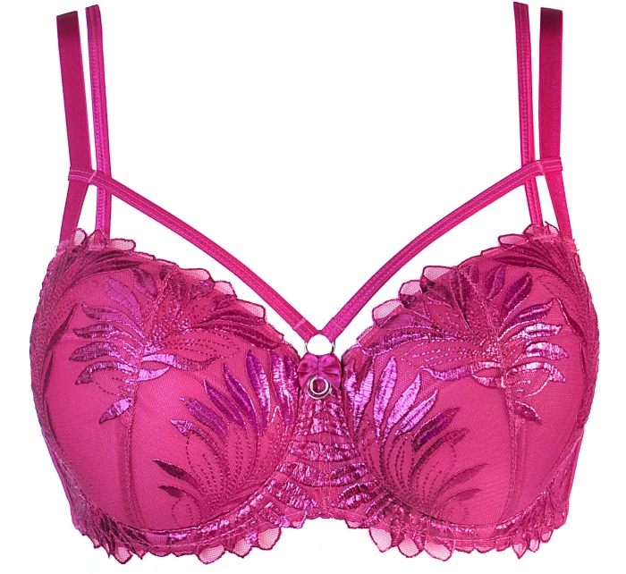 Dámská pushup podprsenka model 21137829 Fuchsie tmavě růžová - Axami Dámská pushup podprsenka model 21137829 Fuchsie tmavě růžová - Axami