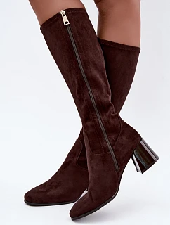 Kozačky na podpatku  model 231643 Step in style