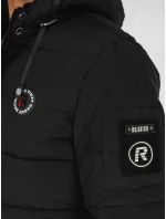 Pánská prošívaná zimní bunda s kapucí černá Dstreet TX5055