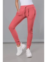 Růžové teplákové kalhoty model 15537898 - J.STYLE