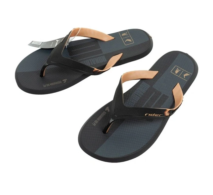 Sportovní obuv pánské model 22115546 Prime pohodlné žabky černé - Rider