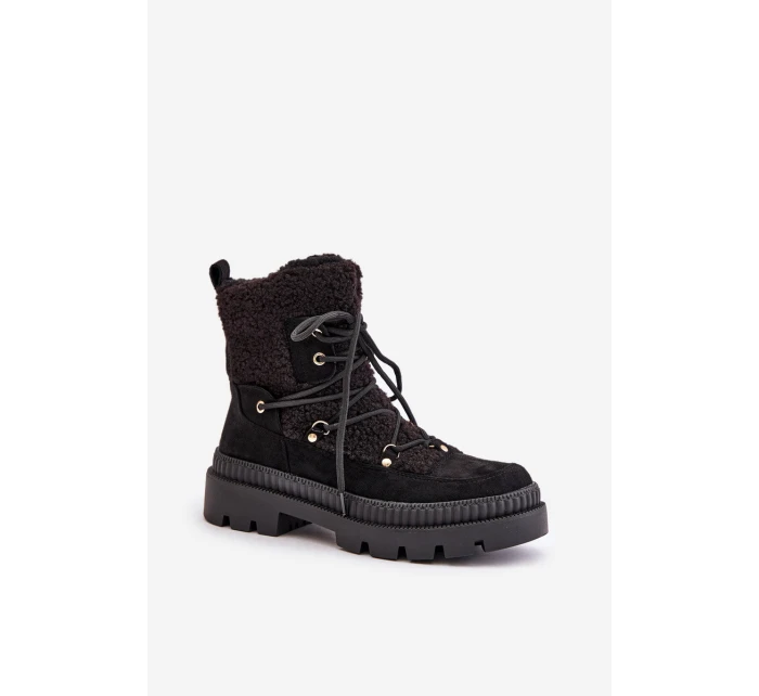 Boty S Kožešinou Černé model 21676596 - Boto Boty S Kožešinou Černé model 21676596 - Boto