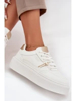 Dámské Sneakersy Na Platformě Big Star SS274359 Bílé