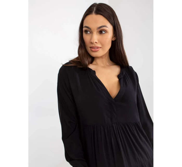 Šaty D73761M30361A černé