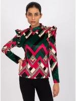 Halenka DHJ BZ 6533C 1.81P tmavě zelená