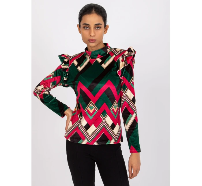 Halenka DHJ BZ 6533C 1.81P tmavě zelená