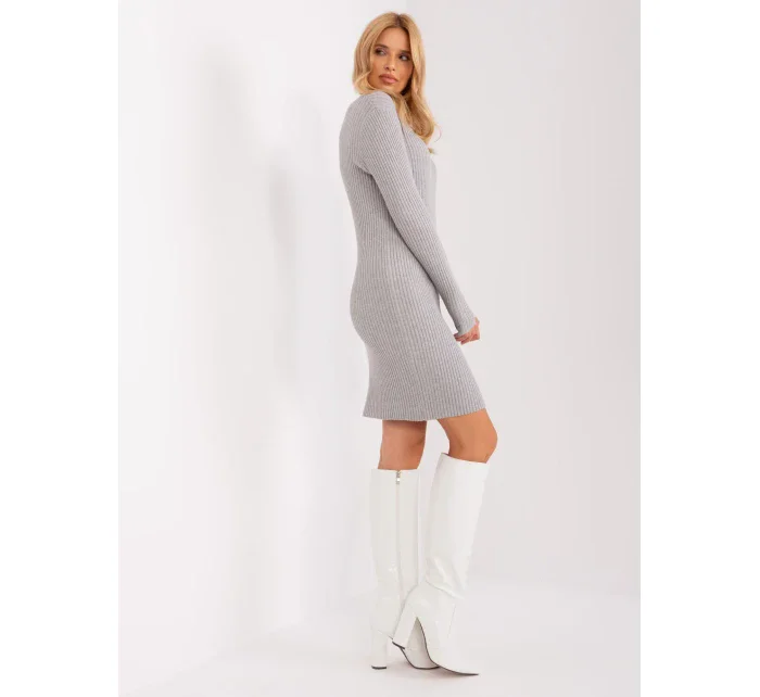 PM SK PM319 šaty.19 šedá