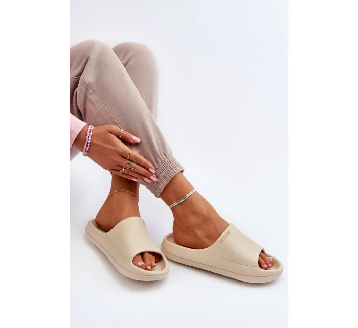 Lehké dámské pantofle Big Star Béžová