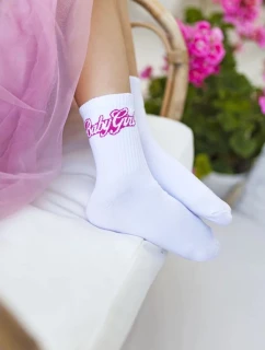 Dětské a juniorské ponožky Baby Girl – bílé