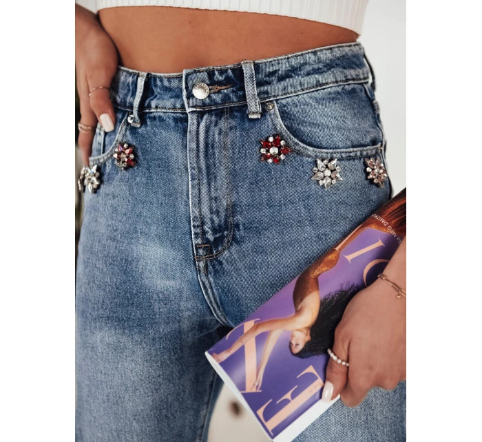 dámské džínové kalhoty modré Dstreet model 21972794 - FashionStreet