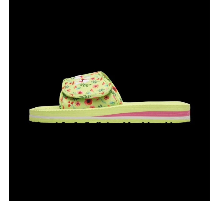 Kubota klopy na suchý zip vícebarevné květinově zelené K25SS-100-001-18-1