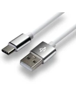 Napájecí kabel everActive CBS-1CW (USB - USB typ C ; 1m; barva bílá)