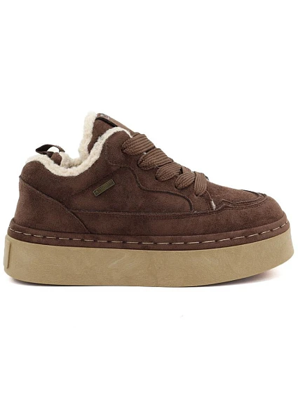 Dámské nepromokavé sněhové boty na platformě, hnědé, model 22325110 - Big Star