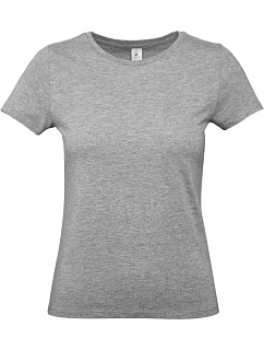B&C #E190 /women Dámské tričko z těžké bavlny 01.004T sport grey