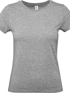 B&C #E190 /women Dámské tričko z těžké bavlny 01.004T sport grey