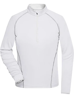 Daiber JN 497 Dámské funkční tričko s dlouhým rukávem 02.0497 white/silver