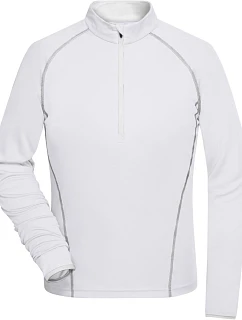Daiber JN 497 Dámské funkční tričko s dlouhým rukávem 02.0497 white/silver