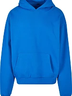 Build your Brand BY 162 Mikina s kapucí z těžké bavlny "Ultra Heavy" 56.0162 cobalt blue
