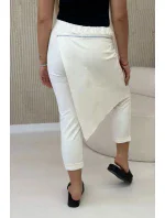 Punto Milano Zimní kalhoty s ozdobným zipem světle béžová Punto Milano Zimní kalhoty s ozdobným zipem světle béžová