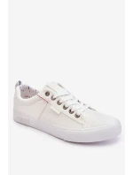 Pánské nízké Materiál tenisky Big Star KK174001 Bílá Pánské nízké Materiál tenisky Big Star KK174001 Bílá