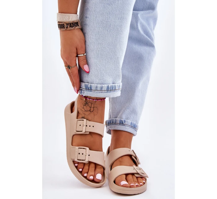 Dámské lehké sandály Big Star LL274746 Béžové Dámské lehké sandály Big Star LL274746 Béžové