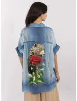 Košile DHJ KS  modrá model 21021870 - FPrice