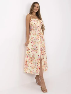 Šaty MI SK 23817 1.88 světle žlutá