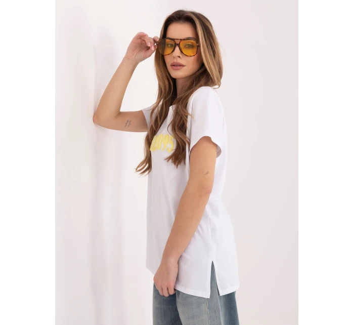 RV tričko TS A1206.84 bílá žlutá