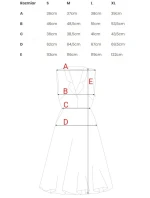 S409 Košilové šaty ve fitted střihu - pudrové