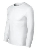 Progress LS triko unisex bílá