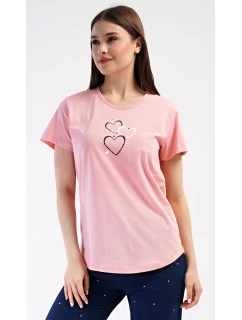 Dámské domácí šaty s tříčtvrtečním rukávem Lekníny