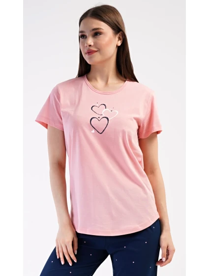 Dámské domácí šaty s tříčtvrtečním rukávem Lekníny