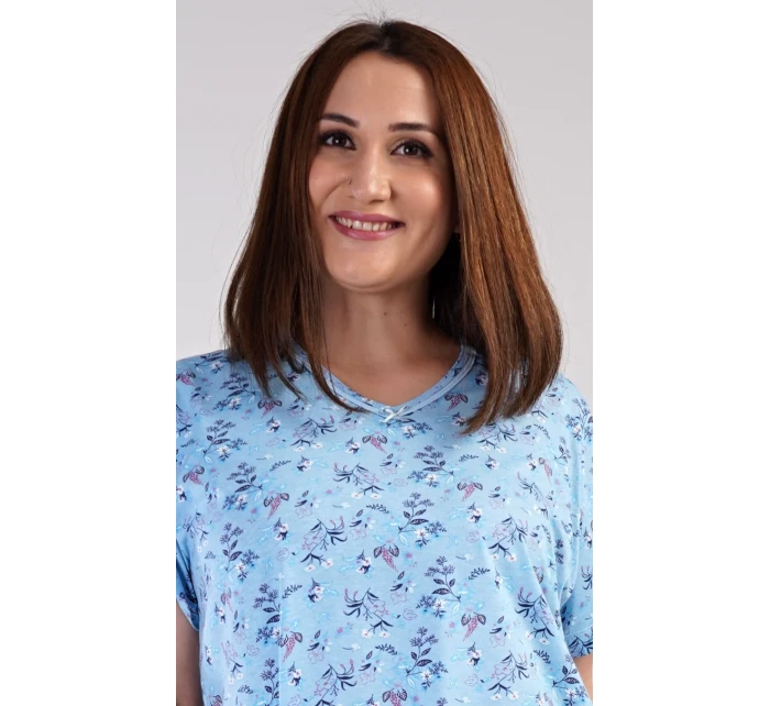 Dámská noční košile s krátkým rukávem model 18906292 - Vienetta
