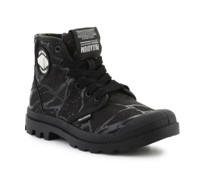 Palladium Stranger Things Pampa Hi Tunnels 94626-008-M Black