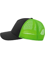 Atlantis Headwear Rapper Cotton-S 5 panelová Trucker kšiltovka 33.0260 black/green fluo Atlantis Headwear Rapper Cotton-S 5 panelová Trucker kšiltovka 33.0260 black/green fluo