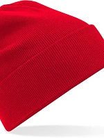 Beechfield B 45N Pletená čepice z bio bavlny 53.045N classic red