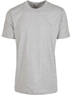 Build your Brand BY 004 Tričko z těžké bavlny 56.0004 heather grey