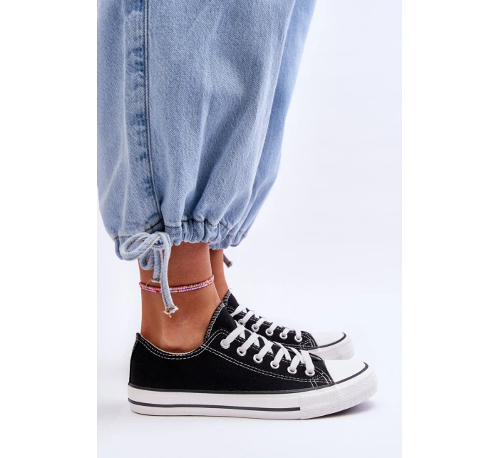 Klasické nízké dámské tenisky Černá Vegas