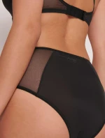 Dámské kalhotky Soft ADAPT High Waist - BLACK - černé 0004 - SLOGGI
