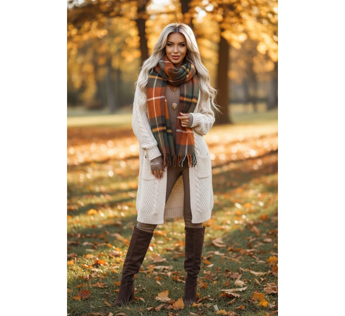 a elegantní žebrovaný dámský overal s výstřihem model 21439596 - kocula