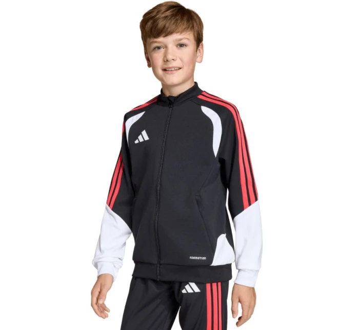 Dětská mikina adidas Tiro 26 Competition Training černá, bílá a červená KC3791